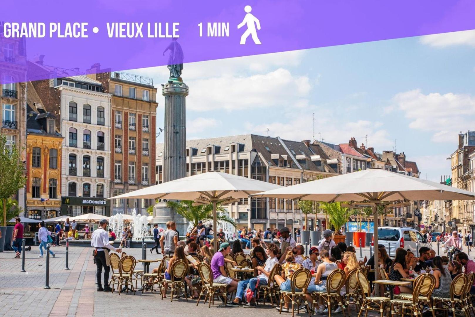 Superbe Appartement Sur La Grand Place, Avec Vue ! Rijsel Buitenkant foto